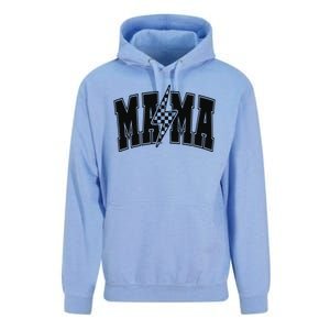 Mama Lightning Bolt Unisex Surf Hoodie