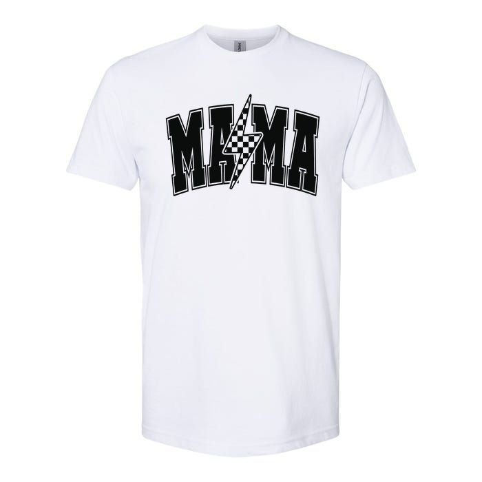 Mama Lightning Bolt Softstyle CVC T-Shirt