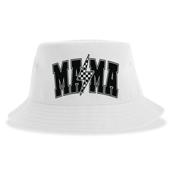 Mama Lightning Bolt Sustainable Bucket Hat