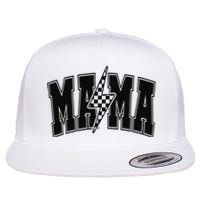 Mama Lightning Bolt Flat Bill Trucker Hat