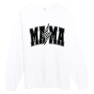 Mama Lightning Bolt Premium Crewneck Sweatshirt