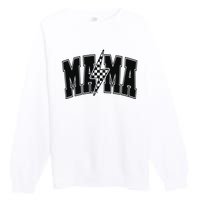 Mama Lightning Bolt Premium Crewneck Sweatshirt