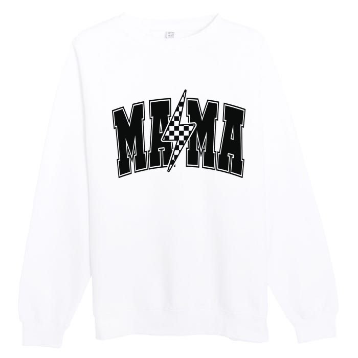 Mama Lightning Bolt Premium Crewneck Sweatshirt