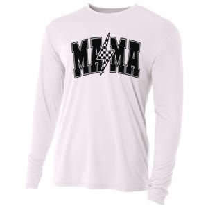 Mama Lightning Bolt Cooling Performance Long Sleeve Crew