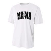 Mama Lightning Bolt Youth Performance Sprint T-Shirt