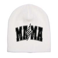 Mama Lightning Bolt Short Acrylic Beanie