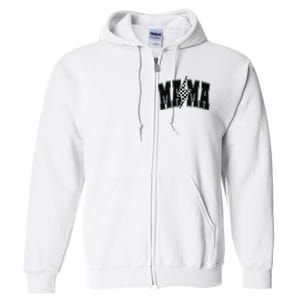 Mama Lightning Bolt Full Zip Hoodie