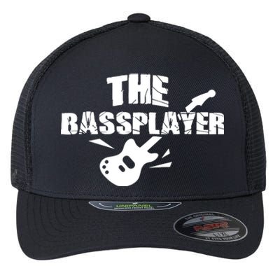 Music Lover Bass Guitar Flexfit Unipanel Trucker Cap