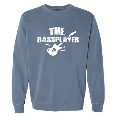 Music Lover Bass Guitar Garment-Dyed Sweatshirt