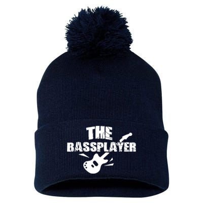 Music Lover Bass Guitar Pom Pom 12in Knit Beanie