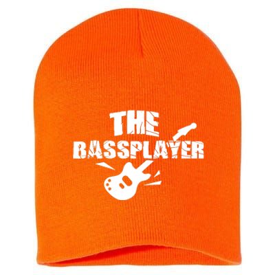 Music Lover Bass Guitar Short Acrylic Beanie