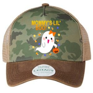 Mommys Lil Boo Cute Halloween Legacy Tie Dye Trucker Hat