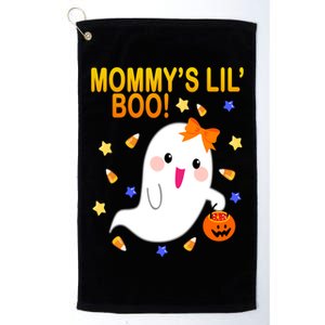 Mommys Lil Boo Cute Halloween Platinum Collection Golf Towel