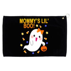 Mommys Lil Boo Cute Halloween Grommeted Golf Towel