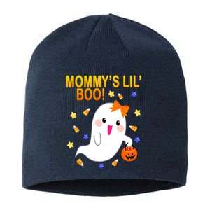 Mommys Lil Boo Cute Halloween Sustainable Beanie