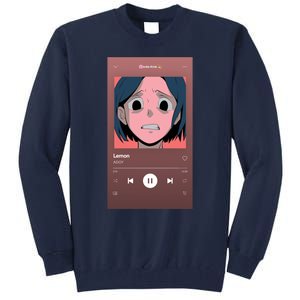 Music Lemon By Adoy Tall Sweatshirt