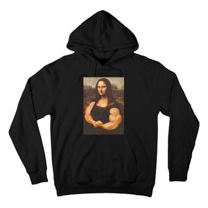 Mona Lisa Bodybuilding Muscle Gym Workout Outfits Hoodie