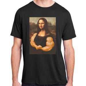 Mona Lisa Bodybuilding Muscle Gym Workout Outfits Adult ChromaSoft Performance T-Shirt