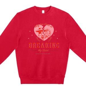 Miranda Lambert Breaking My Heart Postcards From Texas Premium Crewneck Sweatshirt