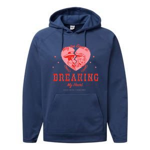 Miranda Lambert Breaking My Heart Postcards From Texas Performance Fleece Hoodie