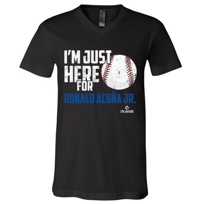 Major League Baseball RONALD ACUNA JR MLBRAC2010 V-Neck T-Shirt