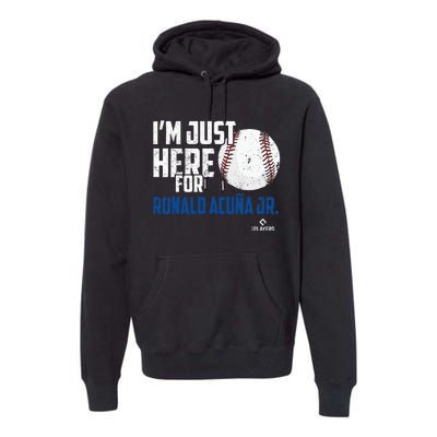 Major League Baseball RONALD ACUNA JR MLBRAC2010 Premium Hoodie