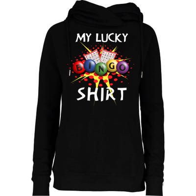 My Lucky Bingo Sweatshirt Cute Lucky Player Womens Funnel Neck Pullover Hood