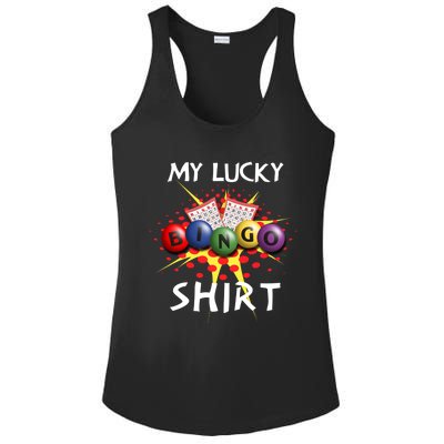 My Lucky Bingo Sweatshirt Cute Lucky Player Ladies PosiCharge Competitor Racerback Tank