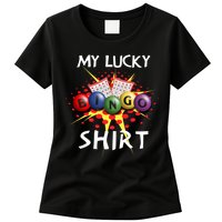 My Lucky Bingo Sweatshirt Cute Lucky Player Women's T-Shirt