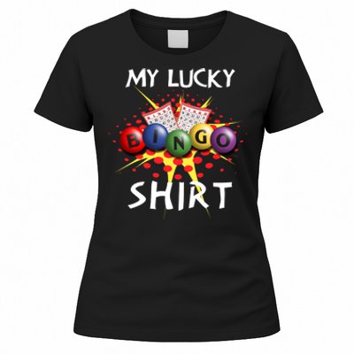 My Lucky Bingo Sweatshirt Cute Lucky Player Women's T-Shirt