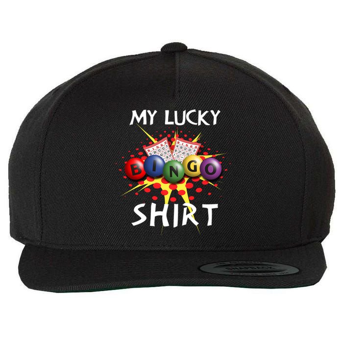 My Lucky Bingo Sweatshirt Cute Lucky Player Wool Snapback Cap