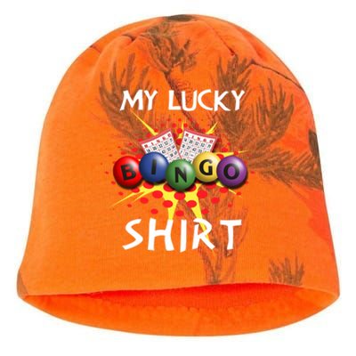 My Lucky Bingo Sweatshirt Cute Lucky Player Kati - Camo Knit Beanie