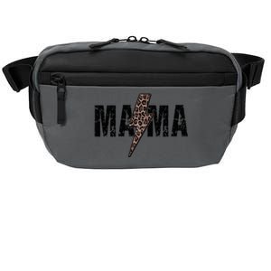 Mama Lightning Bolt Leopard Cheetah Print Mother's Day Crossbody Pack