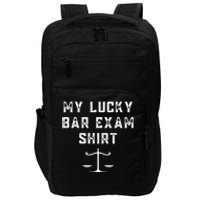 My Lucky Bar Exam Funny Law School Graduation Gift Impact Tech Backpack