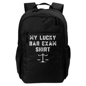 My Lucky Bar Exam Funny Law School Graduation Gift Daily Commute Backpack