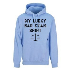 My Lucky Bar Exam Funny Law School Graduation Gift Unisex Surf Hoodie