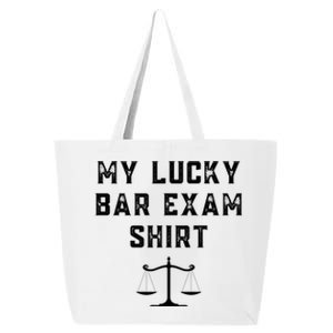 My Lucky Bar Exam Funny Law School Graduation Gift 25L Jumbo Tote