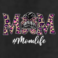 Mom Life Cute Cool Mothers Day 7 Panel Mesh Trucker Snapback Hat