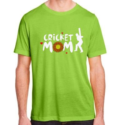 Mom Life Cricket Messy Bun Glasses Mother's Day Adult ChromaSoft Performance T-Shirt