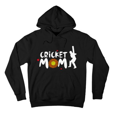 Mom Life Cricket Messy Bun Glasses Mother's Day Hoodie