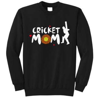 Mom Life Cricket Messy Bun Glasses Mother's Day Sweatshirt