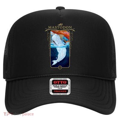 Mastodon – Leviathan Cover High Crown Mesh Back Trucker Hat