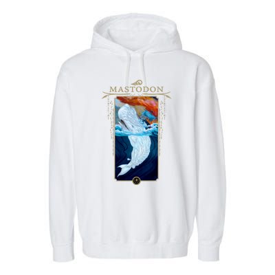 Mastodon – Leviathan Cover Garment-Dyed Fleece Hoodie