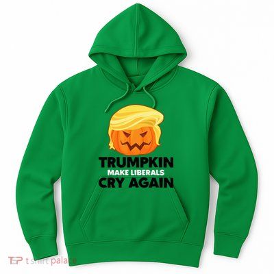 Make Liberals Cry Again Trumpkin Trump Halloween Hoodie