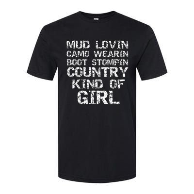 Mud Lovin Camo Wearin Boot Stomping Country Kind Softstyle® CVC T-Shirt