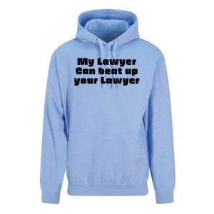 My Lawyer Can Beat Up Your Lawyer Funny Attorney Law School Unisex Surf Hoodie