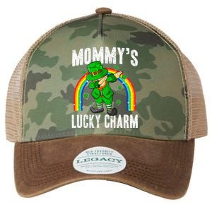 Mommy's Lucky Charm St Patricks Day Leprechaun Legacy Tie Dye Trucker Hat