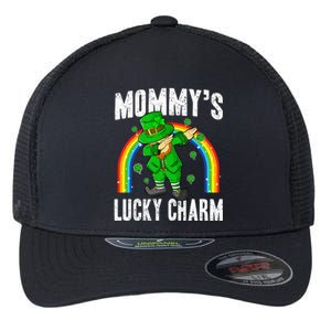 Mommy's Lucky Charm St Patricks Day Leprechaun Flexfit Unipanel Trucker Cap