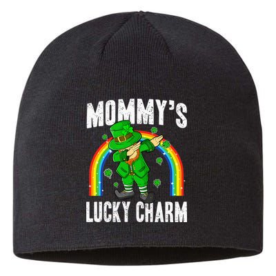 Mommy's Lucky Charm St Patricks Day Leprechaun Sustainable Beanie