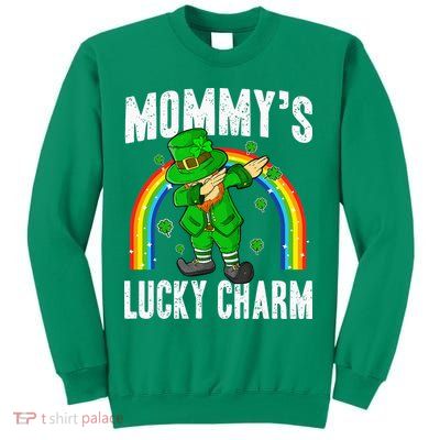 Mommy's Lucky Charm St Patricks Day Leprechaun Sweatshirt